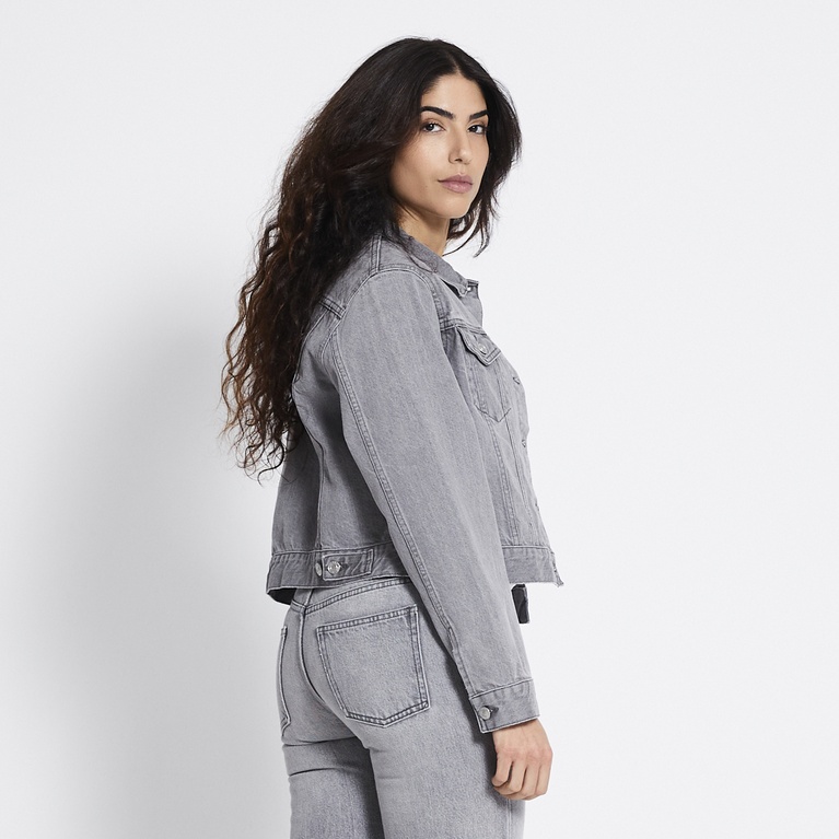 Cropped denim jacket "Own"